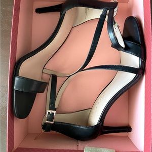 Heeled ankle strap sandals